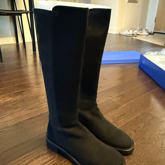 Stuart Weitzman 5050 KNEE-HIGH LUG BOOT - Size 7.5 - Brand new in box - Picture 3 of 7
